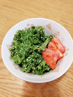 ケールの胡麻マヨ和え-レシピのメイン写真