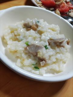 フライドチキンで中華粥風-レシピのメイン写真
