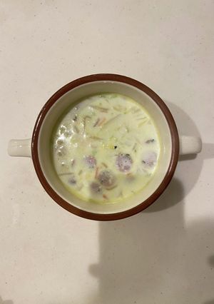 捨てがち食材で体と地球を守る豆乳風スープ-レシピのメイン写真
