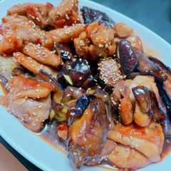 รูปของ 簡単☆鶏肉ナス