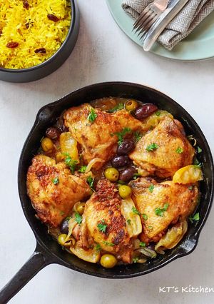 鶏肉と塩レモン、オリーブのスパイス煮-レシピのメイン写真