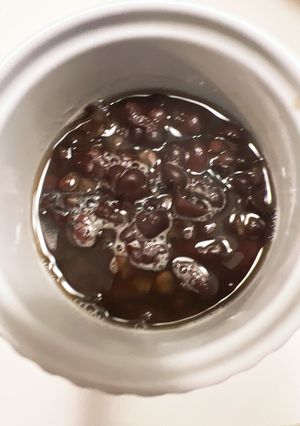 甘い小豆煮　　おしるこ-レシピのメイン写真