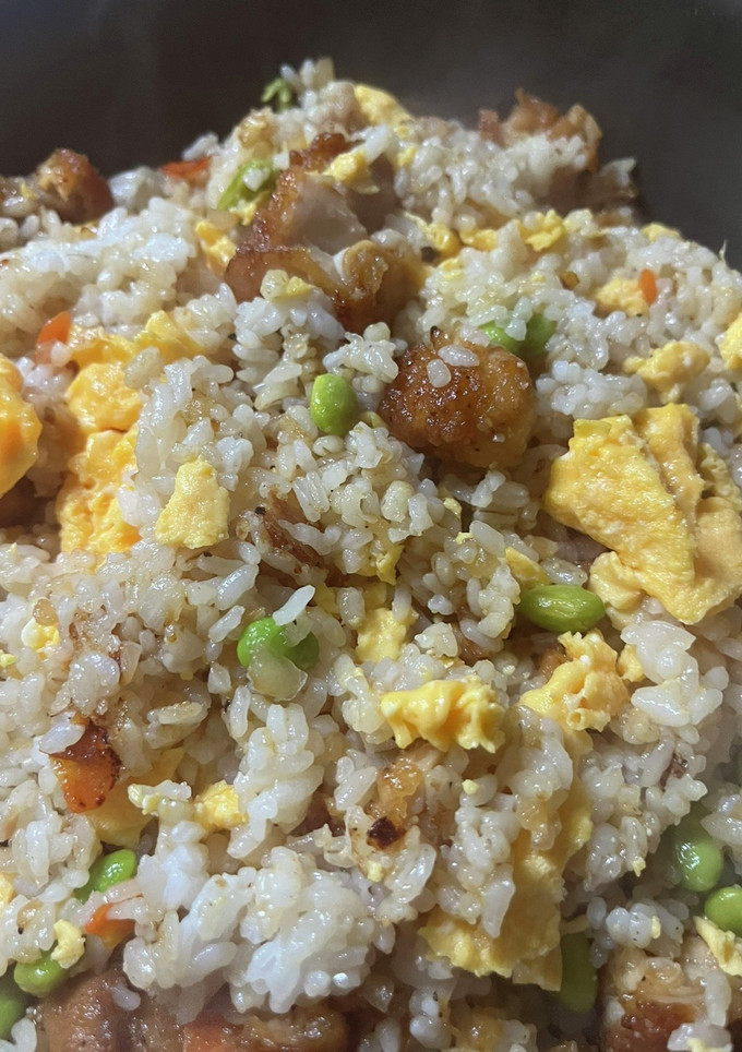 唐揚げ炒飯(冷凍唐揚げ使用)-レシピのメイン写真