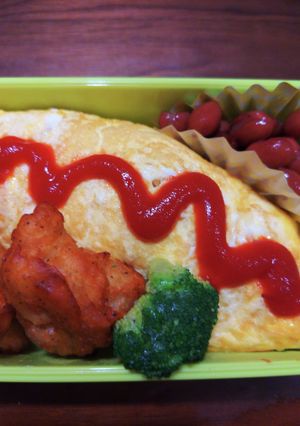 簡単弁当オムライス-レシピのメイン写真