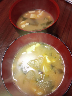 豆腐大根わかめオクラ入りの味噌汁-レシピのメイン写真