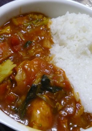 トマト缶でトマトチキンカレー-レシピのメイン写真