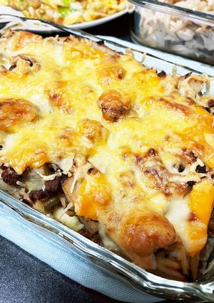れんこんとひき肉の和風オーブン焼き-レシピのメイン写真