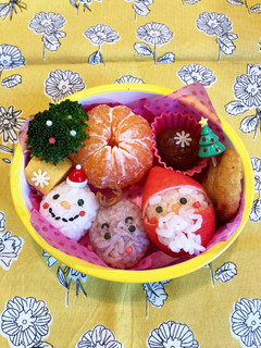 幼稚園年少 クリスマス お弁当-レシピのメイン写真