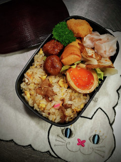 炒飯で、おじさん中華弁当❨@≧↺≦@)❩-レシピのメイン写真