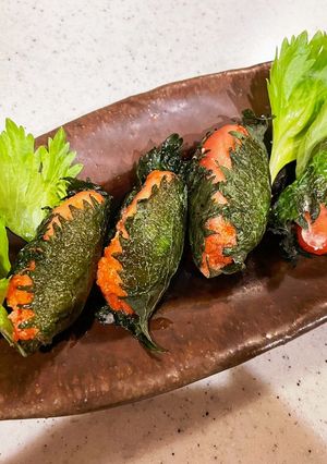 明太子の大葉巻き-レシピのメイン写真
