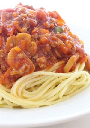 ミートスパゲティ（トマト給食）-レシピのメイン写真