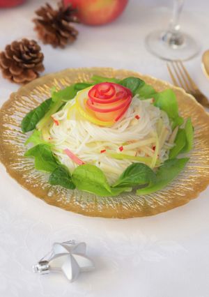 アレルギー対応レシピ♪りんごのパスタ-レシピのメイン写真