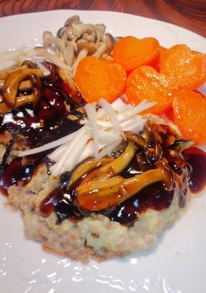 簡単フワフワ♪和風豆腐ハンバーグ-レシピのメイン写真