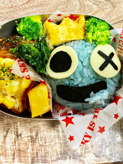 レインボーフレンズ ブルー キャラ弁-レシピのメイン写真