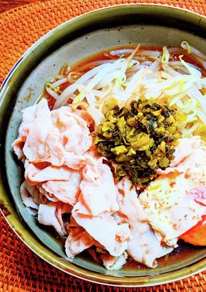 豚しゃぶもやしの醤油ラーメン-レシピのメイン写真