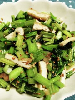 蕪の葉の炒め煮-レシピのメイン写真