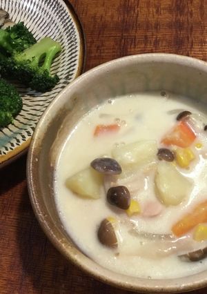 牛乳&豆乳コラボで作るクリームシチュー☆-レシピのメイン写真