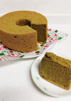 抹茶シフォンケーキ-レシピのメイン写真