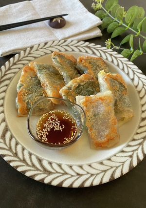 ライスペーパーで豚しそチーズ焼き-レシピのメイン写真