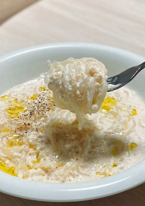 白滝のめんたい豆腐クリーム-レシピのメイン写真