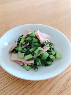 すぐ完成!大根の葉のにんにくベーコン炒め-レシピのメイン写真