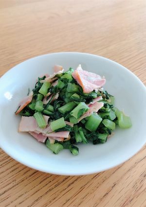 すぐ完成！大根の葉のにんにくベーコン炒め-レシピのメイン写真