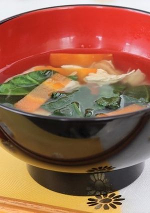 ささみとほうれん草のしょうが中華スープ-レシピのメイン写真