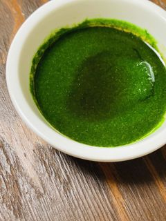 まるで抹茶♫ ほうれん草プリン #矯正中-レシピのメイン写真