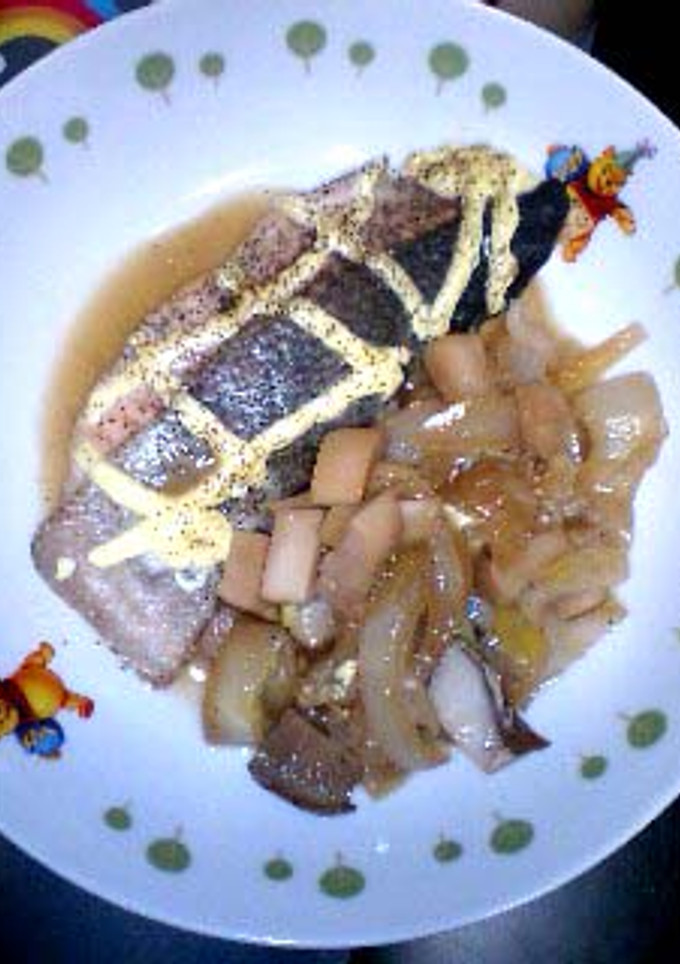 シャケと野菜の蒸し焼き-レシピのメイン写真