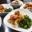 鶏もも肉の唐揚げ オーロラソース