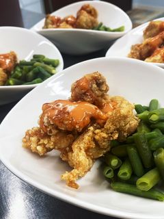 鶏もも肉の唐揚げ オーロラソース-レシピのメイン写真