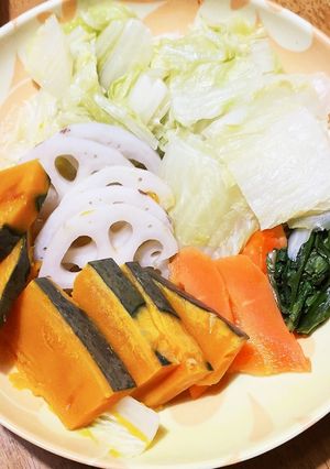 素材の味を楽しむ温野菜-レシピのメイン写真