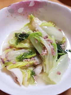 水なし簡単♪白菜の煮浸し中華風-レシピのメイン写真