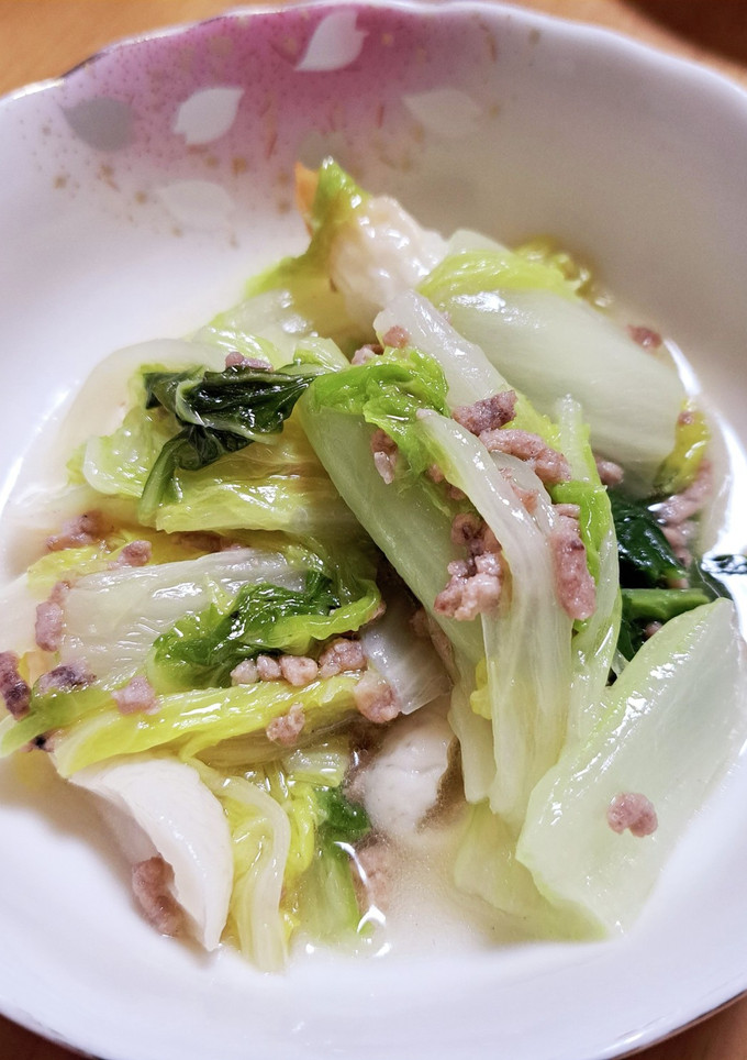 水なし簡単♪白菜の煮浸し中華風-レシピのメイン写真