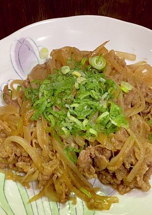簡単・牛バラ肉と玉ねぎの甘辛炒め-レシピのメイン写真
