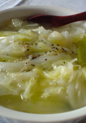 きゃべつと長ねぎのとろとろスープ-レシピのメイン写真