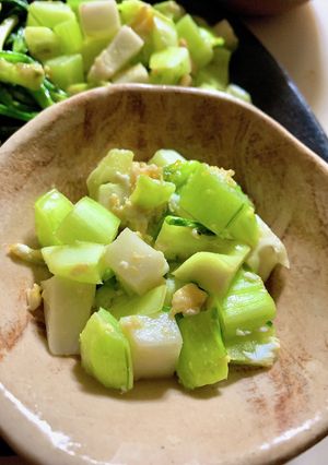 SDGS!カリフラワーの茎がご飯のお供に-レシピのメイン写真