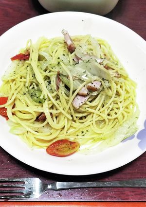 セロリのスパゲティ-レシピのメイン写真