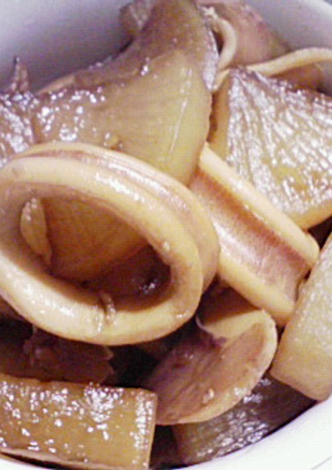 麺つゆで簡単・イカと大根の煮物-レシピのメイン写真
