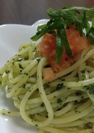 大葉で明太ジェノベーゼ-レシピのメイン写真