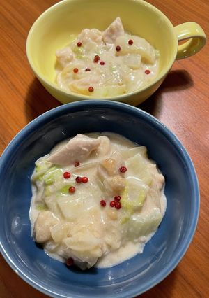 鶏胸肉と白菜の簡単クリーム煮-レシピのメイン写真