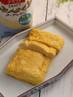 簡単!卵焼き オーツミルク風味-レシピのメイン写真
