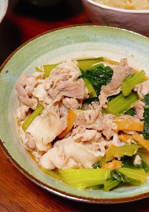 ほっこり甘い★小松菜の煮物-レシピのメイン写真