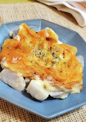里芋のカリカリチーズ焼き！-レシピのメイン写真