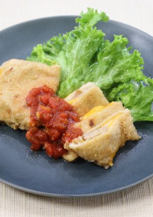 大豆ミートで焼きカツ（ビーガン）-レシピのメイン写真