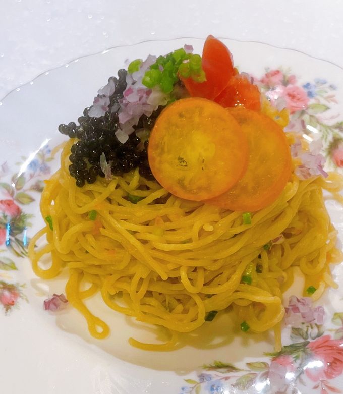 キャビアと金柑の冷製パスタ by ⌯ˆ‎﻿•ﻌ•ˆ⌯♡ 【クックパッド】 簡単