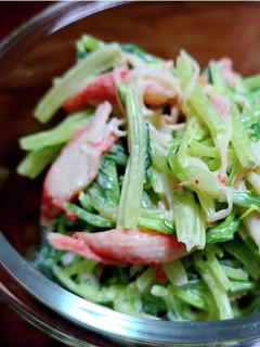 水菜とカニカマのサラダ-レシピのメイン写真