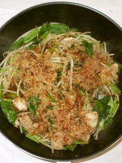 鶏肉小松菜炒め♪疲れ胃腸が弱いに簡単薬膳-レシピのメイン写真