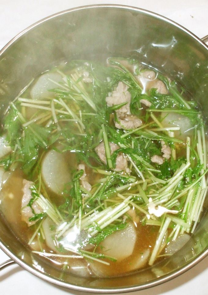 もち麦と生姜のスープ♪簡単汗が止まらない-レシピのメイン写真