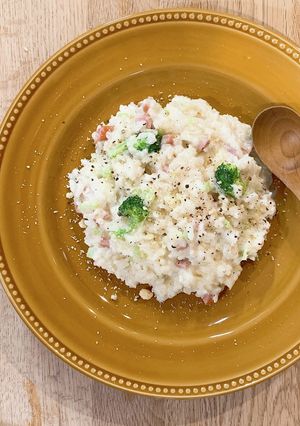 残り野菜で♪コク旨ミルクリゾット-レシピのメイン写真